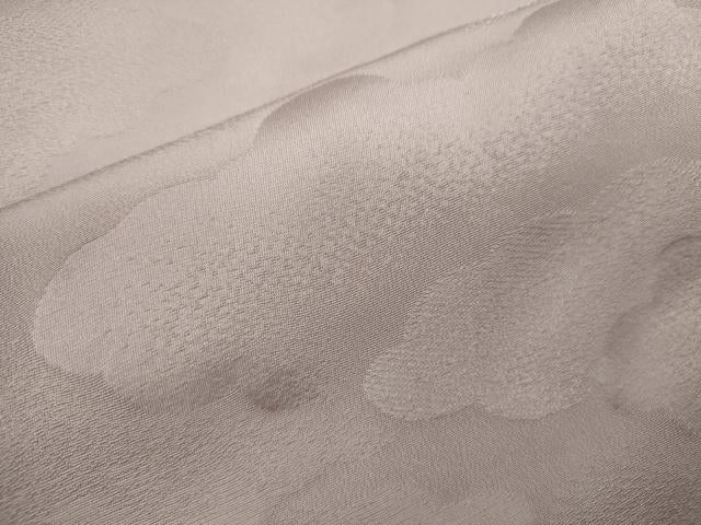 平和屋着物▼上質な色無地　雲取り地紋　薄桜色　正絹　逸品　CABD1200ze