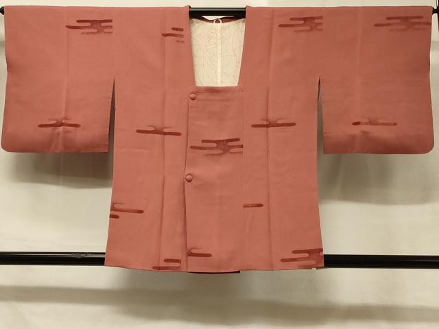 平和屋着物＃道行コート エ霞文 正絹 逸品 CABD1204in