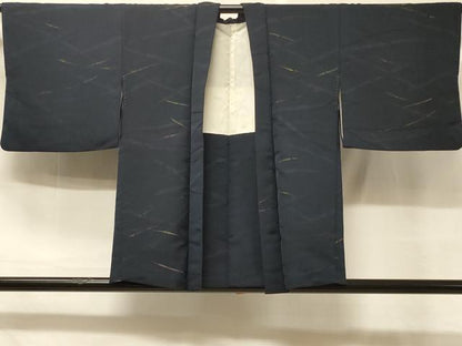 平和屋着物＃羽織 地紋起こし 芝草文 暈し染め 正絹 逸品 CABD1210in