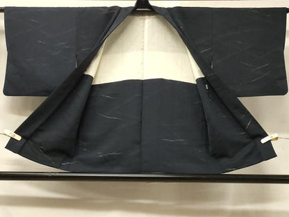 平和屋着物＃羽織 地紋起こし 芝草文 暈し染め 正絹 逸品 CABD1210in