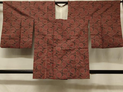平和屋着物＃道行コート 動物丸文 正絹 逸品 CABD1227in
