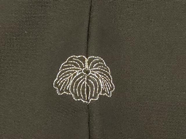 平和屋着物＃羽織 霞文 暈し染め 黒地 正絹 逸品 CABD1277in