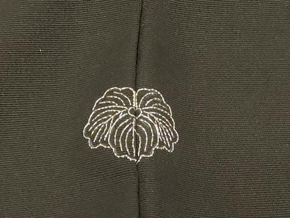 平和屋着物＃羽織 霞文 暈し染め 黒地 正絹 逸品 CABD1277in