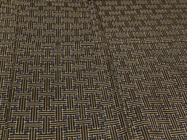 平和屋着物∞本場大島紬　羽織　龍郷絣　秋名バラ柄　正絹　逸品　CABD1304in