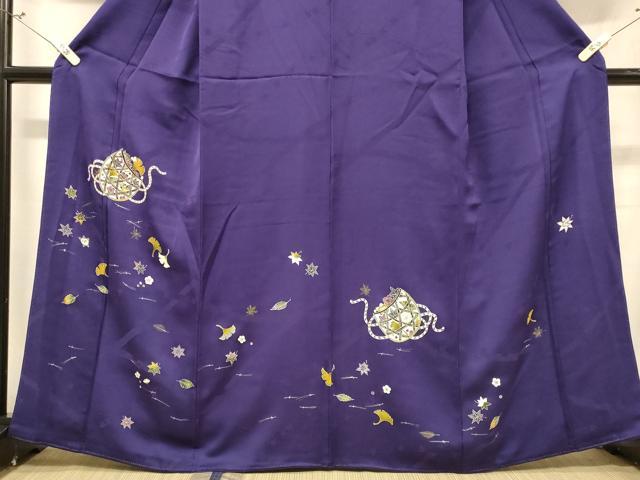 平和屋着物■訪問着 秋草籠文 金彩 正絹 逸品 CABD1311in