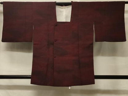 平和屋着物＃道中着 花唐草地紋 暈し染め やまと誂製 正絹 逸品 CABD1317in