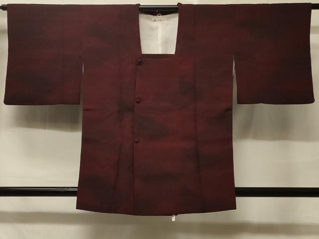 平和屋着物＃道中着 花唐草地紋 暈し染め やまと誂製 正絹 逸品 CABD1317in