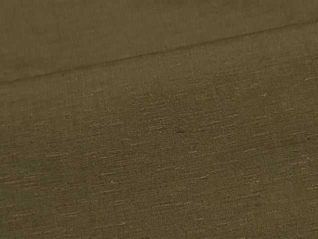 平和屋着物＃男性　長羽織　紬地　藍媚茶色　正絹　逸品　CABD1341in