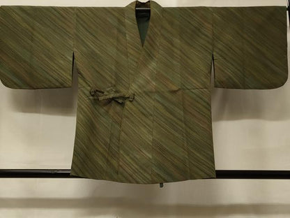 平和屋着物＃道中着　斜線文　暈し染め　洗える着物　CABD1477in