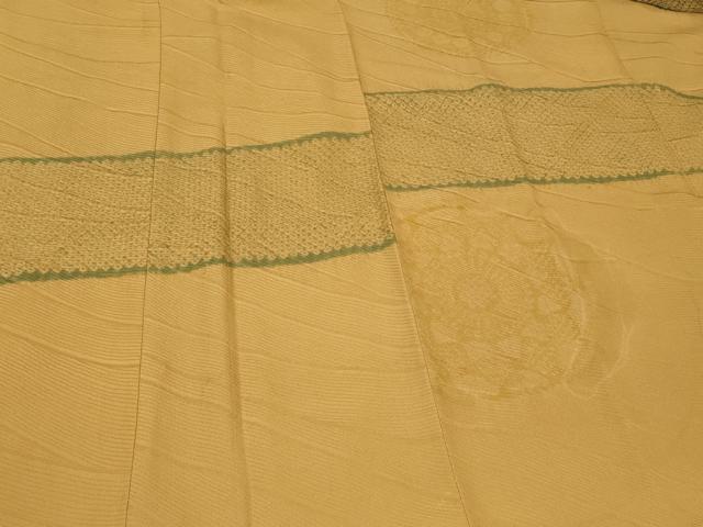 平和屋着物＃道行コート　絞り　横段花文　正絹　逸品　CABD1511in