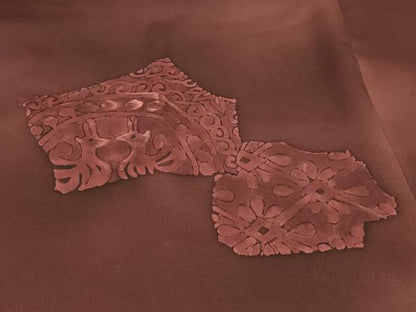 平和屋着物＃道行コート　刺繍　花鳥文　暈し染め　正絹　逸品　CABD1525in