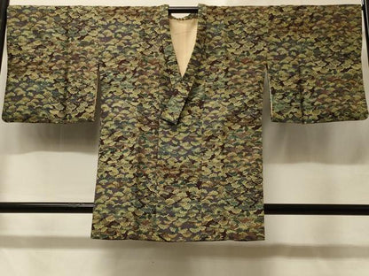 平和屋着物＃道行コート 松づくし 正絹 逸品 CABD1532in