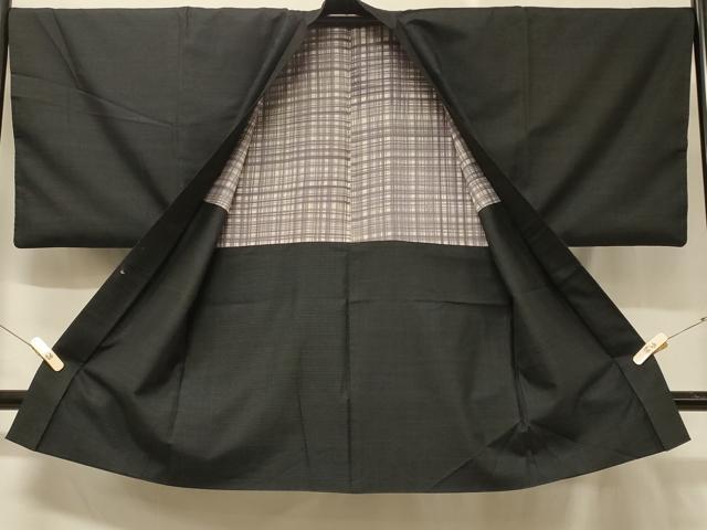 平和屋着物＃男性 本場大島紬 長羽織 80亀甲 総詰め 正絹 逸品 CABD1578in
