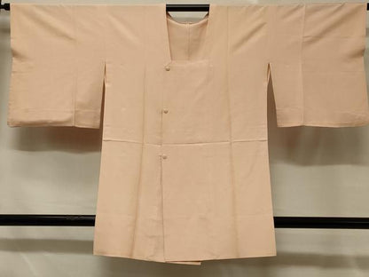 平和屋着物＃道行コート 単衣 洗柿色 正絹 逸品 CABD1589in
