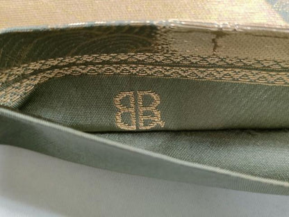 平和屋着物◎西陣　服部織物謹製　六通柄袋帯　重ね山文　金糸　正絹　逸品　CABD1620ha