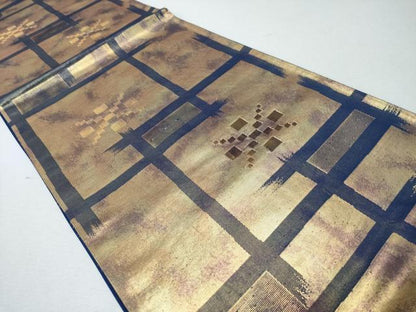 平和屋着物◎西陣　六通柄袋帯　吉祥文　金糸　引箔　正絹　逸品　CABD1641ha