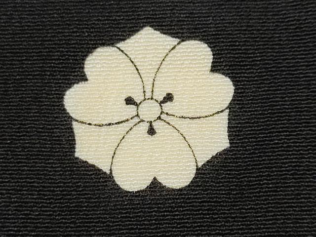 平和屋着物■豪華黒留袖　作家物　籬流水枝花文　正絹　逸品　CABD1819fb