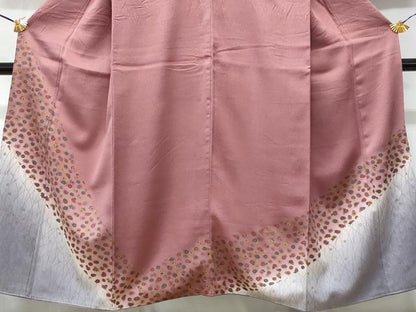 平和屋着物■訪問着　草花文　暈し染め　正絹　逸品　CABD1836fb
