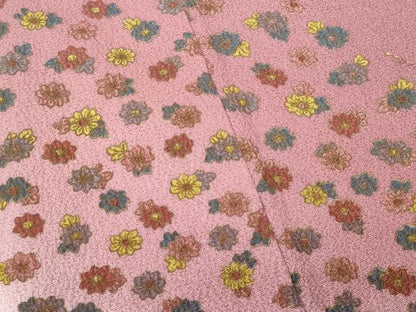 平和屋着物■訪問着　草花文　暈し染め　正絹　逸品　CABD1836fb