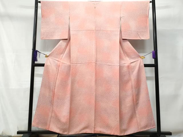 平和屋着物■上質な小紋 霞文 暈し染め 正絹 逸品 CABD1837fb