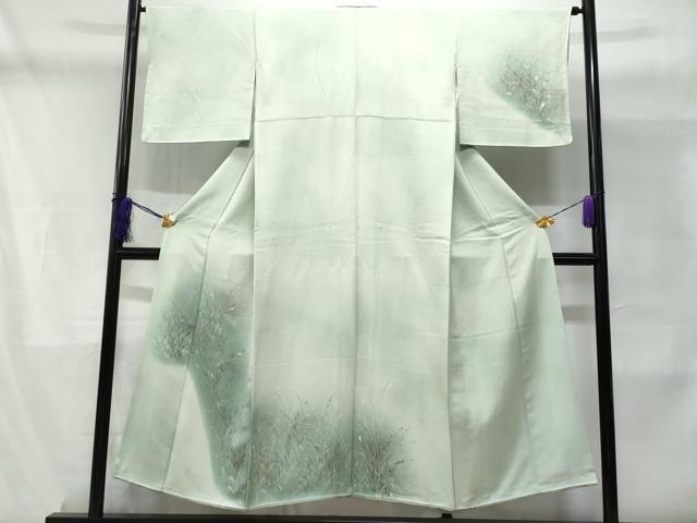平和屋着物■訪問着 刺繍 草木文 正絹 逸品 CABD1849fb