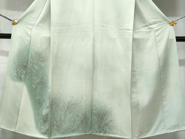 平和屋着物■訪問着 刺繍 草木文 正絹 逸品 CABD1849fb
