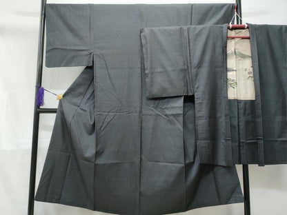 平和屋着物■男性　本場大島紬　アンサンブル　80亀甲　総詰め　正絹　逸品　CABD1854fb