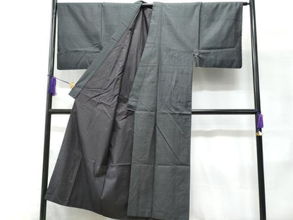 平和屋着物■男性　本場大島紬　アンサンブル　80亀甲　総詰め　正絹　逸品　CABD1854fb