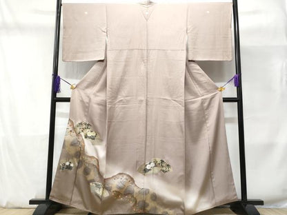 平和屋着物■豪華色留袖　道長地紙花文　暈し染め　正絹　逸品　CABD1862fb
