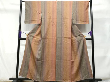 平和屋着物■上質な小紋 花間道 正絹 逸品 未使用 CABD1868fb