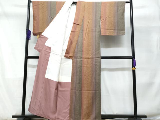 平和屋着物■上質な小紋 花間道 正絹 逸品 未使用 CABD1868fb