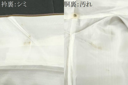 平和屋着物■上質な小紋 縞 正絹 逸品 CABD1879fb