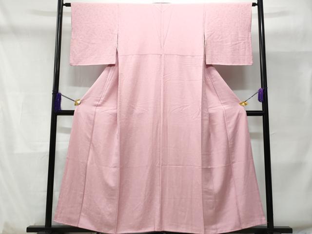平和屋着物■上質な色無地 菊唐草地紋 虹色 正絹 逸品 CABD1919fb