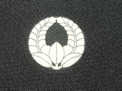 平和屋着物■豪華黒留袖　作家物　水辺風景文　正絹　逸品　CABD1926fb