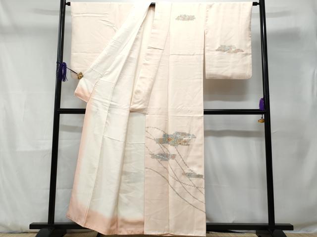 平和屋着物■訪問着 更紗花文 金銀彩 正絹 逸品 CABD1954fb