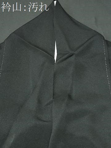 平和屋着物■豪華黒留袖　飛鶴松葉文　暈し染め　金銀彩　正絹　逸品　CABD1969fb