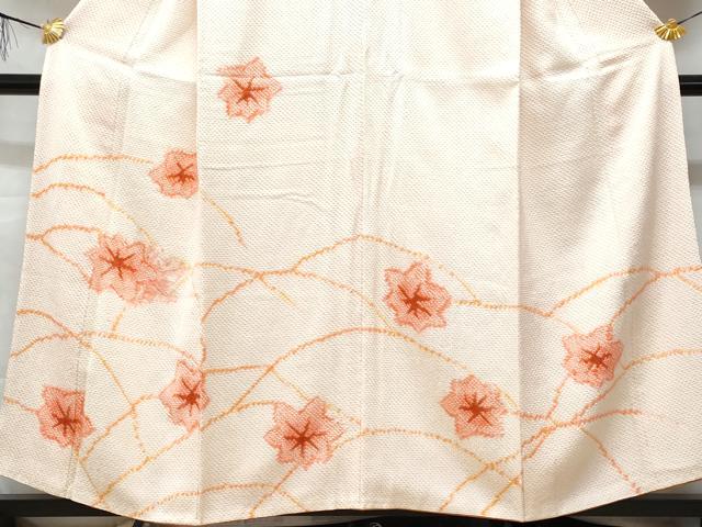 平和屋着物■訪問着 総絞り 楓 正絹 逸品 CABD1973fb