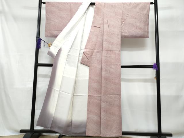 平和屋着物■伝統工芸師 服部光擴 小紋 流水文 正絹 逸品 CABD1992fb
