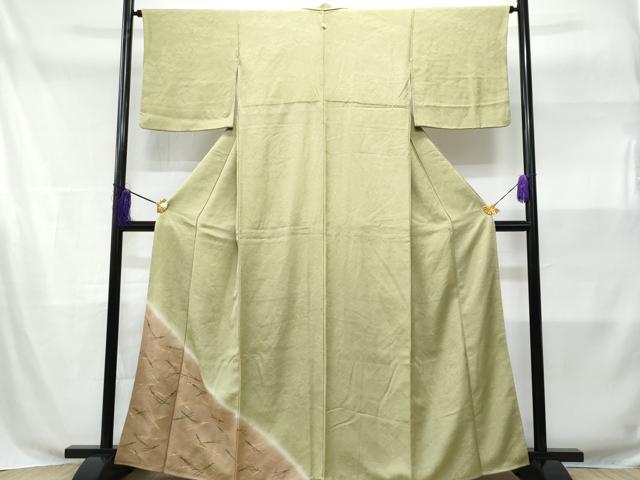 平和屋着物■豪華色留袖　立波溢れ松葉　暈し染め　金彩　正絹　逸品　CABD2000fb