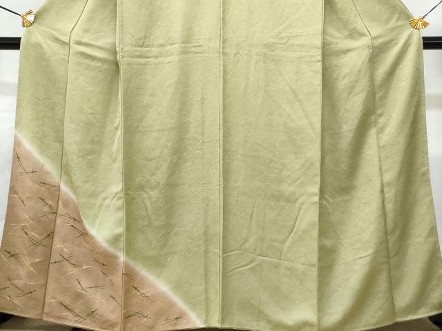 平和屋着物■豪華色留袖　立波溢れ松葉　暈し染め　金彩　正絹　逸品　CABD2000fb