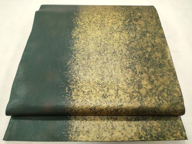 平和屋着物◎六通柄袋帯 箔あそび 引箔 正絹 逸品 CABD2117qe