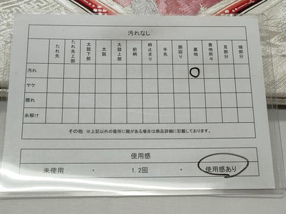 平和屋着物◎六通柄袋帯 牡丹 金銀糸 正絹 逸品 CABD2154qe