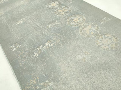 平和屋着物◎六通柄袋帯　鳳凰花文　箔百撰　金糸　鈴乃屋扱い　正絹　逸品　CABD2220qe