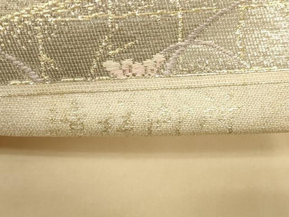 平和屋着物◎弥栄織物謹製　全通柄袋帯　京洛百景　金糸　正絹　逸品　未使用　CABD2222qe