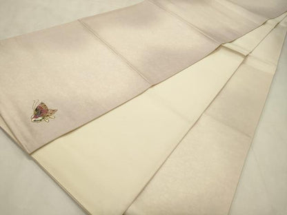 平和屋着物◎六通柄袋帯 霞文 螺鈿ワンポイント 正絹 逸品 CABD2251qe