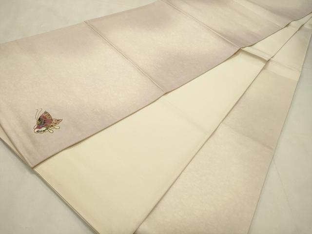 平和屋着物◎六通柄袋帯 霞文 螺鈿ワンポイント 正絹 逸品 CABD2251qe