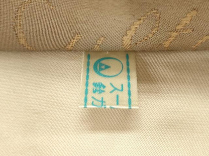 平和屋着物◎六通柄袋帯　花丸文　金糸　正絹　逸品　CABD2311qe