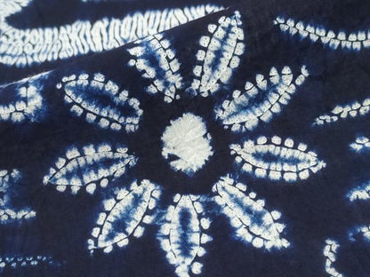 平和屋着物∴夏物 浴衣 有松鳴海絞り 流水舞花文 伊勢丹扱い 綿 逸品 CABD2423ng