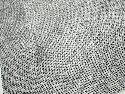 平和屋着物∴夏物　男性　浴衣　有松鳴海絞り　三浦絞り　黒地　綿　逸品　CABD2425ng
