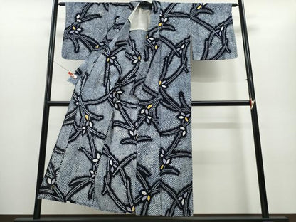 平和屋着物∴夏物 浴衣 有松鳴海絞り 蘭 綿 逸品 CABD2432ng